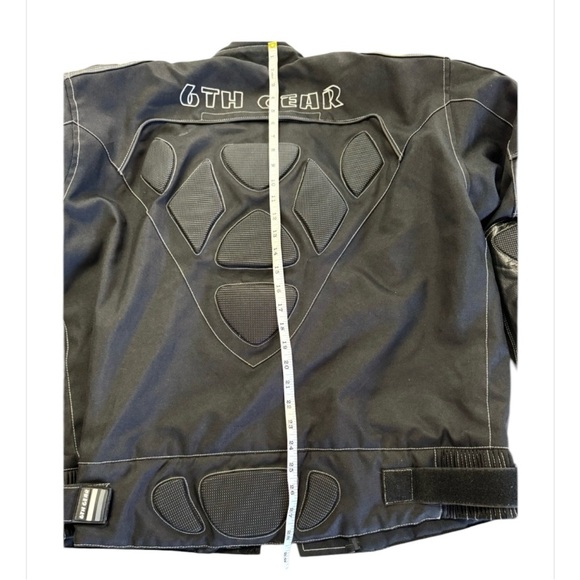 Speedtec 6th Gear Black Armour Motorcycle Jacket Size Large (46) - Picture 3 of 15